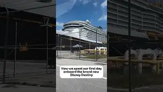 Day 1 on the brand new Disney Destiny!