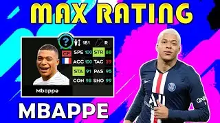 Dream League Soccer 2021 | Mbappe Max Rating Upgrade + Player Review | Official DLS 21
