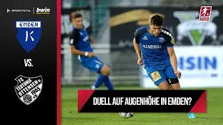 Djokovic h&auml;lt Emden im Spiel! | BSV Kickers Emden - FC Teutonia 05 | Regionalliga Nord