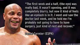 Daniel Cormier Gives Update On UFC 252 Eye Injury
