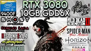 RTX 3080 + I5 9400F & 32GB Ram - Test In 10 Games