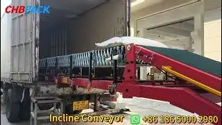 Truck Loading and Unloading Incline Conveyor