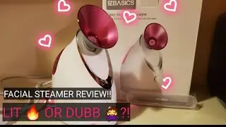FACIAL STEAMER REVIEW|UNBOXING| EZ Basics| Amazon Product