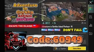 Adventure in Gorkha Island Parkour 🏝️🔥 | BGMI WOW Island Adventure | Code 60949 | Can You Escape? 😱