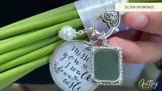 Gutsy Goodness Wedding Memorial Bouquet Charms For The Bride Keepsake Memory 💐 Bridal Jewelry Gifts