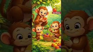 Cute Little Monkeys 😍 #shorts #cutemonkeystories #shararat