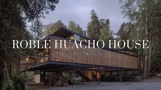Poza chatą: wyjątkowy projekt domu Roble Huacho