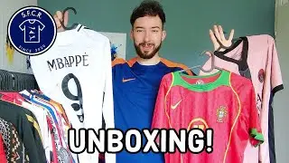 New 2025 Real Madrid home, PSG away, 🇵🇹 Portugal CR7 2004 and 🇳🇱 NL training kit unboxing!! [SSdays]