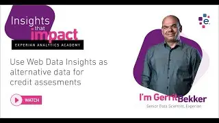 How to use Web Data Insights as alternative data for Credit Assessments | Analytics Academy