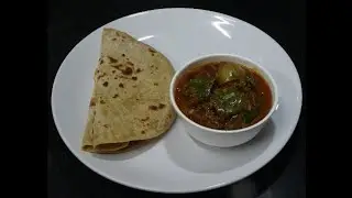Capsicum curry for chapati, idli and dosa
