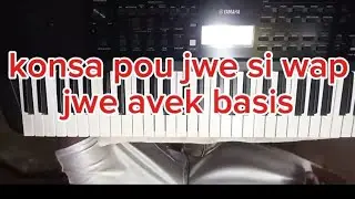Men koman pouw jwe piano a s&iacute; wap jwe ansam avek basis