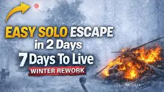 EASY SOLO ESCAPE in 2 DAYS?! ❄️Winter Rework | 7 Days To Live | ROBLOX