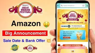 Amazon Great Indian Festival Sale 2021 Official Announcement 💥