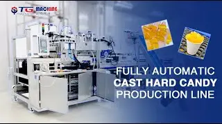 Fully automatic cast hard candy production line from TGmachine