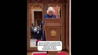 Queen Camilla's speech at the @wowglobal 15th anniversary celebration held at Buckingham Palace