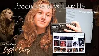✨Digital entry #02✨ productive days, writing sessions, bandrehearsal, lots of yapping about my book