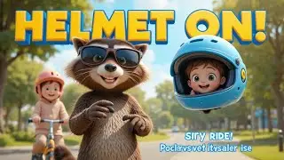 Helmet On, Strap It Tight! / Kids Video / Kids Song!