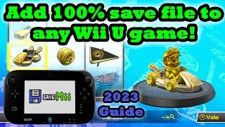 Add 100% Save Data to ANY Wii U Game! (Tiramisu Environment))