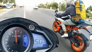 (2020) Pulsar NS 200 VS KTM RC 200 | Drag Race | SHOCKING RESULTS!!!