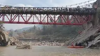 Youth commits suicide jumps from tawi Bridge in cheneni. Local police launched search operations