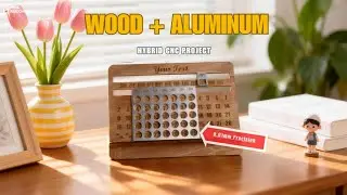 2-in-1 Desktop Beast? ⚡ Laser Wood + ⚙️ CNC Aluminum #cncmill #cnc #woodworking