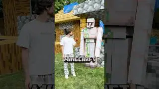 Настоящий железный голем из Minecraft