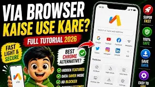 How to use via browser in android 