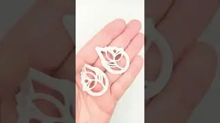 Drop Flower Chic Polymer Clay Cutter/ 