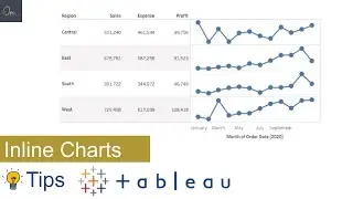 Table and Inline Charts - Tableau Tips