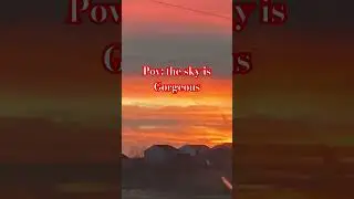 The sunset #countrymusic #sky #sun #shorts #sunset #skypainting #kpop #viral #viralvideo