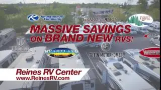 Massive Savings on New RVs at Reines RV Center