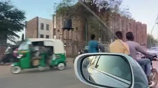 Lucky Pro is exploring around Juba City.