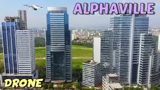 Drone voa em Alphaville (Alphaville Empresarial, Av. Andr&ocirc;meda e arredores) - Barueri - S&atilde;o Paulo