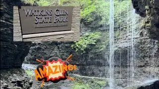 Watkins Glen State Park! North Rim and Gorge Trails. Beautiful Finger Lakes Region of New York