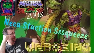 Masters of the Universe 200x / Unboxing Neca Staction Sssqueeze 🐍/ Einfach Mega😃😎💪