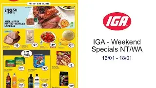 IGA - Weekend Specials NT/WA 16/01 - 18/01