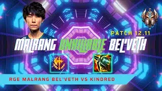 MALRANG UNKILLABLE (6/0) BEL'VETH! - RGE Malrang Plays Bel'Veth Jungle vs Viego! | LoL Patch 12.11