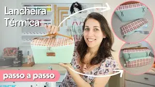 Aprenda a fazer uma BOLSA TÉRMICA com PORTA TALHER | Fácil de fazer