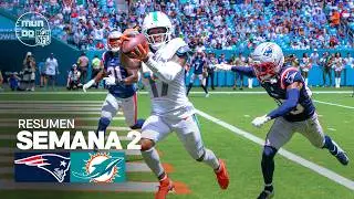 New England Patriots vs. Miami Dolphins | Resumen NFL en español - Semana 2 | NFL Highlights 2025