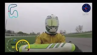 Compkart X30 test day, Avon Kart Track Rochester NY