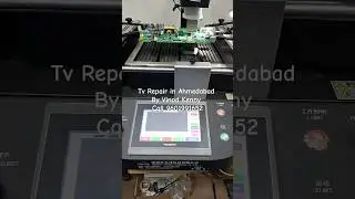 Repair by bga Reballing machine #ledtvrepairing #tvrepair