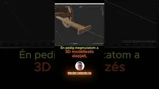 Tanulj 3D j&aacute;t&eacute;kfejleszt&eacute;st kezdők&eacute;nt | Blender Tutorial, 3D Modellez&eacute;s, Kreat&iacute;v Projektek! #gaming