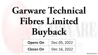 Garware Technical Fibres Buyback Review | StockStream