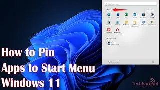 How to pin apps to Start menu in Windows 11