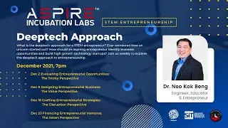 ASPIRE Incubation Lab - Financing Entrepreneurial Ventures: The Smart Perspective