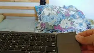 Jelly Comb Folding Bluetooth Keyboard with Trackpad