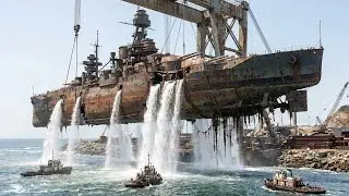 Unbelievable Transformation: 1930s Rusty Warship to High-Tech Destroyer WWII Ship Recovery