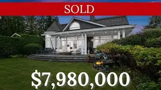 SOLD by Matt Gul | 326 Sea Shell Lane Deep Cove North Vancouver, Luxury Waterfront House