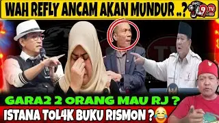 🇲🇨 GEGER ❗️REFLY  NG4NCAM  MUNDUR JADI PENGACARA TIRORIS KALAU RJ❗️RISMON NEKAT BERI BUKU PRABOWO😂