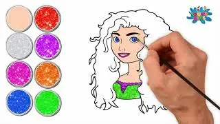 Disney Princess Merida Drawing | How to Draw Merida Drawing for Kids Princess #meridadrawing